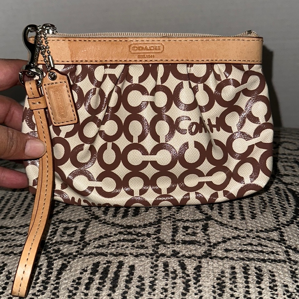 Coach Logo Clutch
